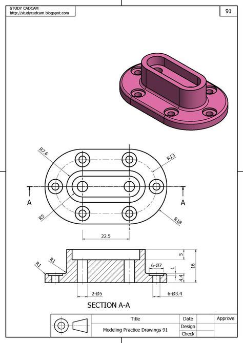 18 Idee Su Esercizi Solidworks Disegni 3d Disegno Tecnico Tecniche