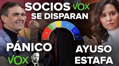 Los Socios De Vox Se Disparan Ayuso Es Una Estafa Y P Nico De S Nchez