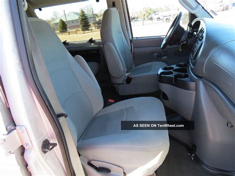 2008 Ford E - 350 12 Passenger Van Xlt Loaded Great Shape Fleet Kept 5 ...