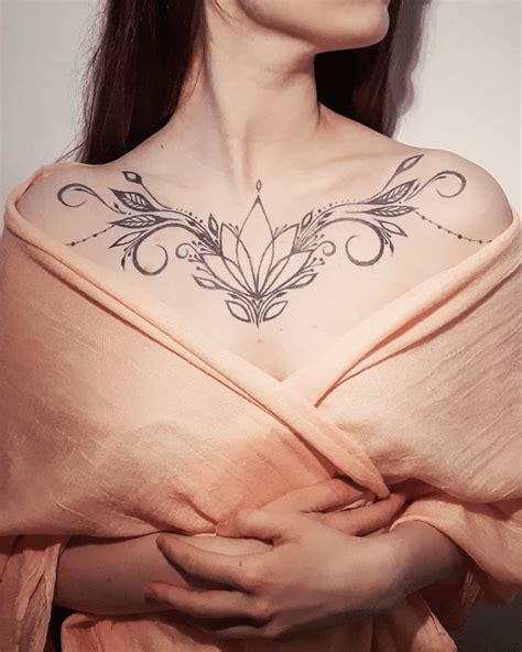 Chest Mehndi Design Images Chest Henna Design Ideas Chest Tattoos For Women Henna Chest