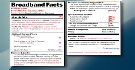 Fcc ‘nutrition Labels Could Help Demystify Broadband The Mac Observer