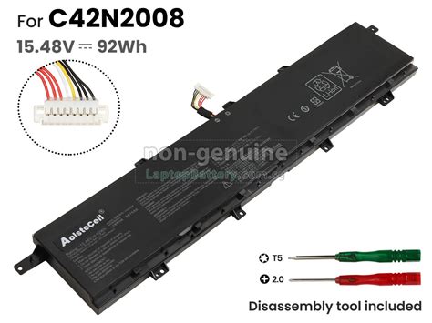 Battery For Asus Zenbook Pro Duo Ux Zm H X Replacement Asus