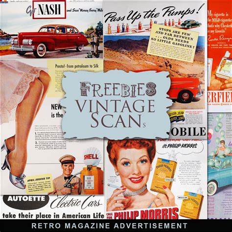 Freebies Old Retro Magazines Advertisement:Far Far Hill - Free database of digital illustrations ...