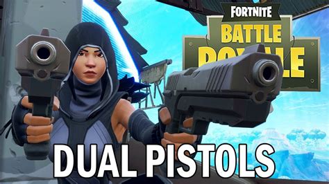 Trying The New Dual Pistols Fortnite Battle Royale Gameplay Xbox