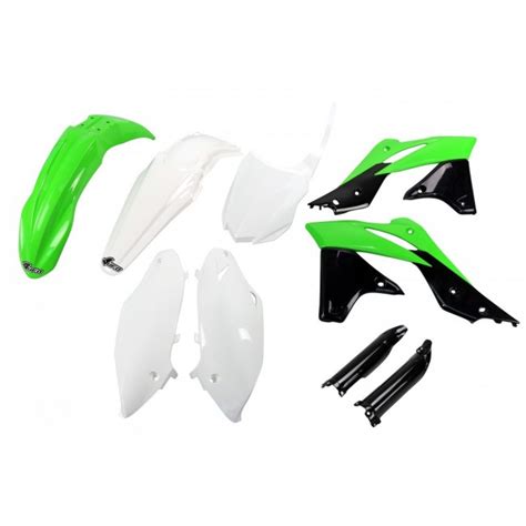 FULL KIT PLÁSTICO UFO KAWASAKI KXF 250 13 16 RÉPLICA 14 15