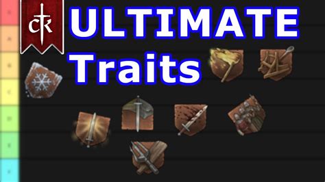 The Ultimate Crusader Kings Commander Traits Tier List Youtube