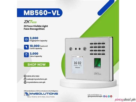 ZKTECO MB560 VL WIFI BIOMETRIC QUEZON CITY Philippines Buy And Sell