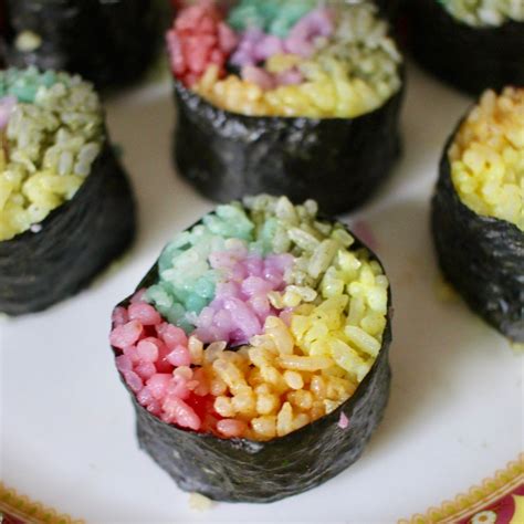 Green Gourmet Giraffe Unicorn Rainbow Sushi Vegan Mofo