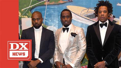 Jay Z And Kanye West Reconcile Their Differences At Diddy S 50th Birthday Party Youtube