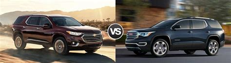 2018 Chevy Traverse VS GMC Acadia San Antonio TX Northside Chevrolet