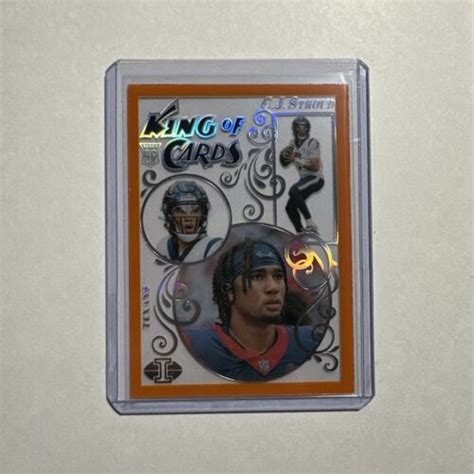 2023 Panini Illusions King Of Cards Orange 17 C J Stroud RC EBay