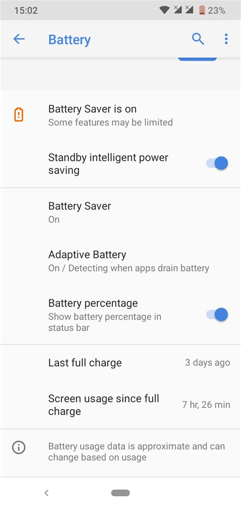 Nokia 2.2 Battery usage : Nokia