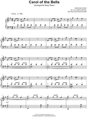 Lindsey Stirling - Carol of the Bells - (Digital Download) Sheet Music ...