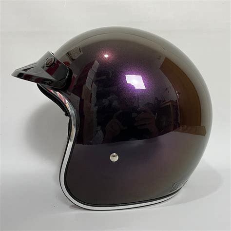 Jual Helm Crx Bogo Ungu Bunglon Glossy Sni Dewasa Retro Helem