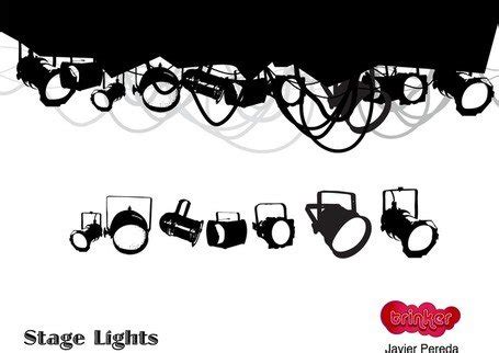 Stage Lights Vector for Free Download | FreeImages