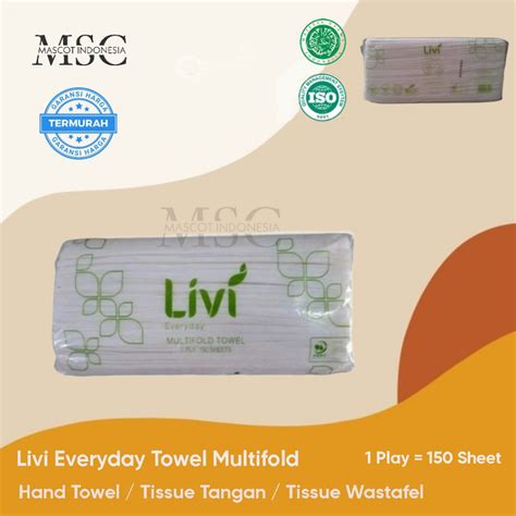 Jual Tissue Livi Everyday Towel Multifold Sheet Hand Towel