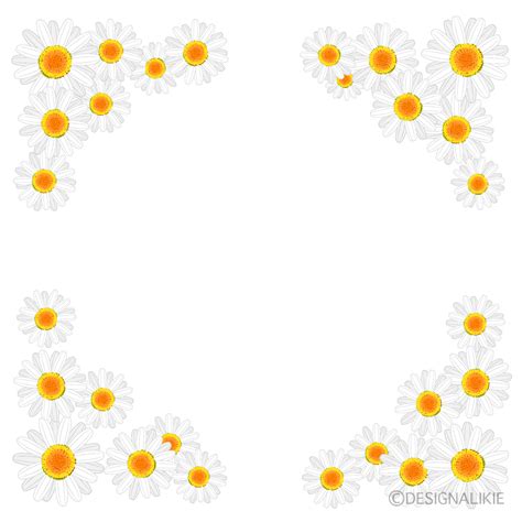 Free Clip Art Daisy Flower Border Home Alqu