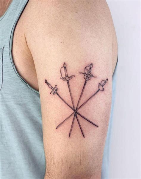 27 Pretty Rapier Tattoos You Must Try Style VP Page 18