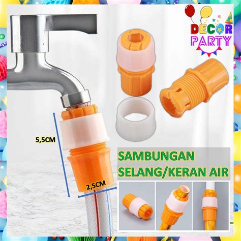 Jual DP Sambungan Keran Air 1INCH Konektor Selang Air Wastafel Kamar