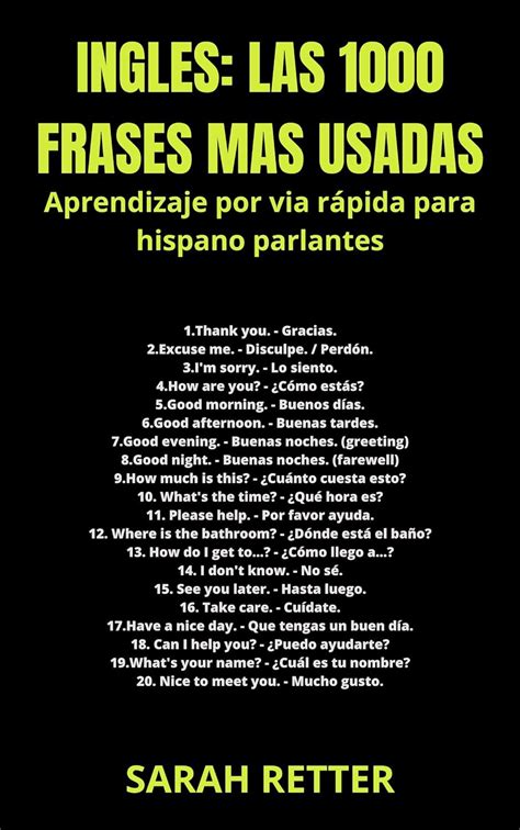 Ingles Las Frases Mas Usadas Aprendizaje Por Via R Pida Para