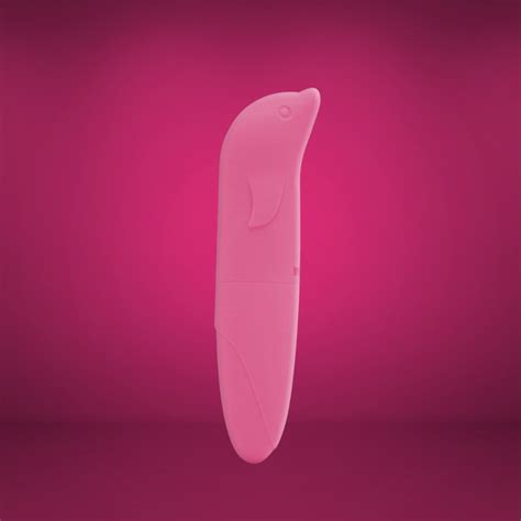 Vibrador Ponto G Golfinho Rosa Velocidade Única Toque Aveludado YouVibe