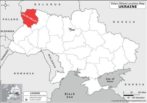 Where Is Volyn Oblast Located In Ukraine Volyn Oblast Location Map