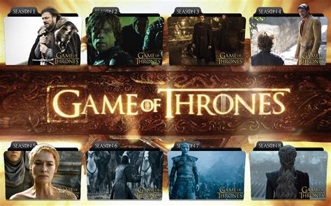 Game Of Thrones Seasons 1 8 Folder Icons By Nicholasmacaldonich On Deviantart