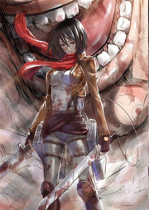 Shingeki No Kyojin Mikasa Ackerman Anime Girls Anime Wallpapers Hd