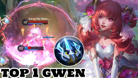 Wild Rift Gwen Top 1 Gwen Crystal Rose Skin Gameplay Rank Grandmaster