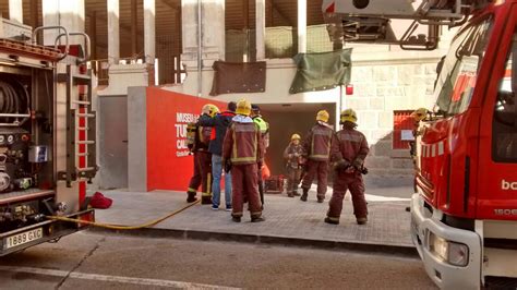 Ensurt al Museu del Turisme en cremar se un cable de televisió