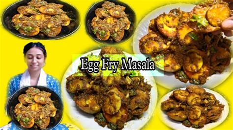 Egg Fry Masala Recip Anda Tawa Masala Street Style Egg Recipe