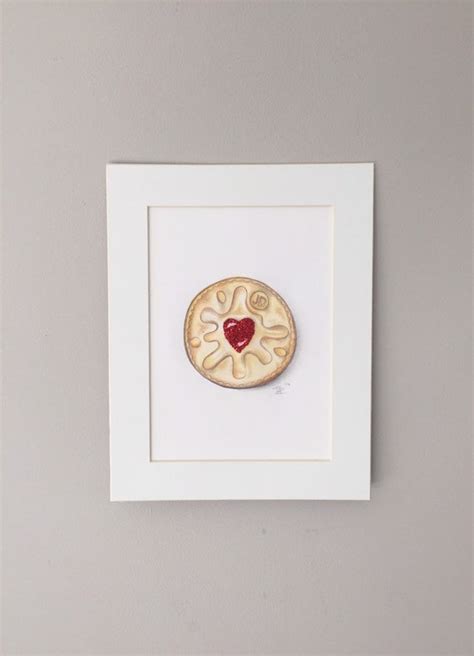 Jammy Dodger Biscuit Drawing Etsy