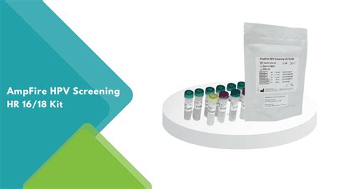 AmpFire HPV Screening HR 16 18 Kit Kalgen DNA