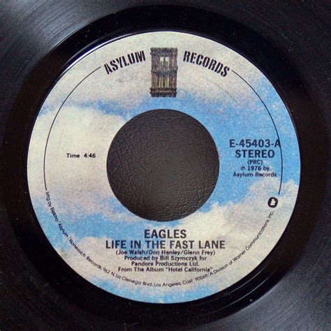 Eagles - Life In The Fast Lane (1977, PRC Richmond pressing, Vinyl ...