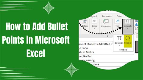 Insert Bullet In Excel How To Add Bullet Points In Microsoft Excel