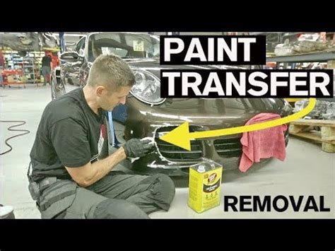 How To Remove Paint Transfer And Scuffs In Minutes Youtube