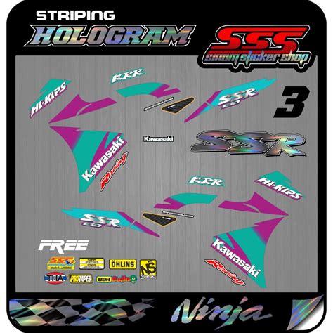 Jual Ssr Stiker Striping Hologram Kawasaki Thailand Ninja R Ninja