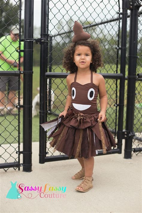 Poop Emoji Costume Emoji Costume Emoji Birthday Dress Girls | Etsy