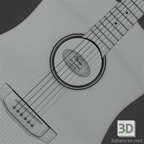 3d Model Acoustic Guitar 88550