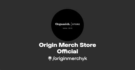 Origin Merch Store Official | TikTok | Linktree