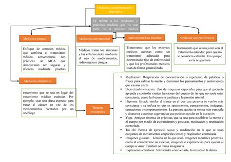 Mapa Concenpual Medicina Complentearia Y Alternativa Terapias