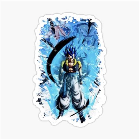 Broly Vs Gogeta Blue Sticker By Thethousand Redbubble