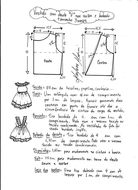 Vestido Babados Sobrepostos Diy Marlene Mukai A