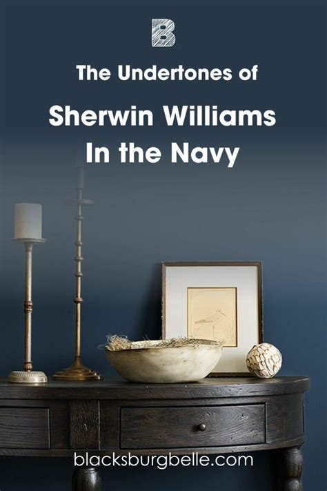 Sherwin Williams In The Navy SW 9178 Paint Color Review