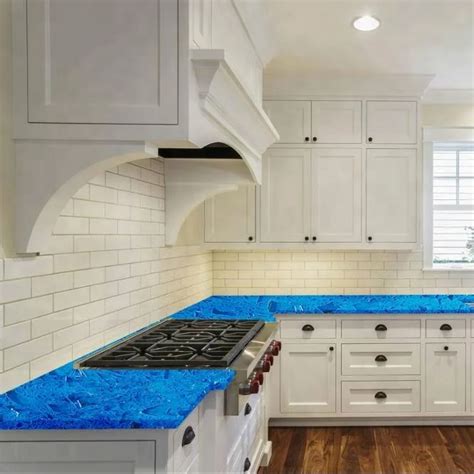 Light Blue Quartz Countertops Countertops Ideas