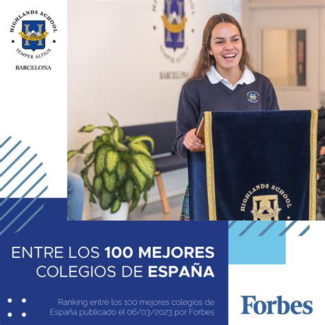 ¡somos Uno De Los 100 Mejores Colegios De España Highlands School Barcelona