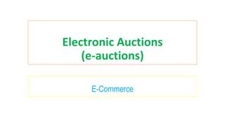 E Auction Pptx