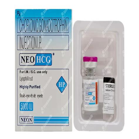 Neo Hcg 5000 Iu Injection Packaging Size Vial Dose Od At Rs 385