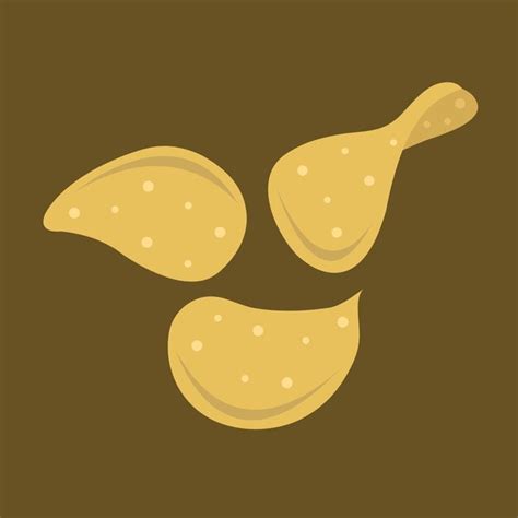 Premium Vector Potato Chips Illustration