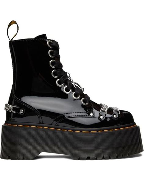 Dr Martens Max Chain Jadon Platform Boots In Black Lyst